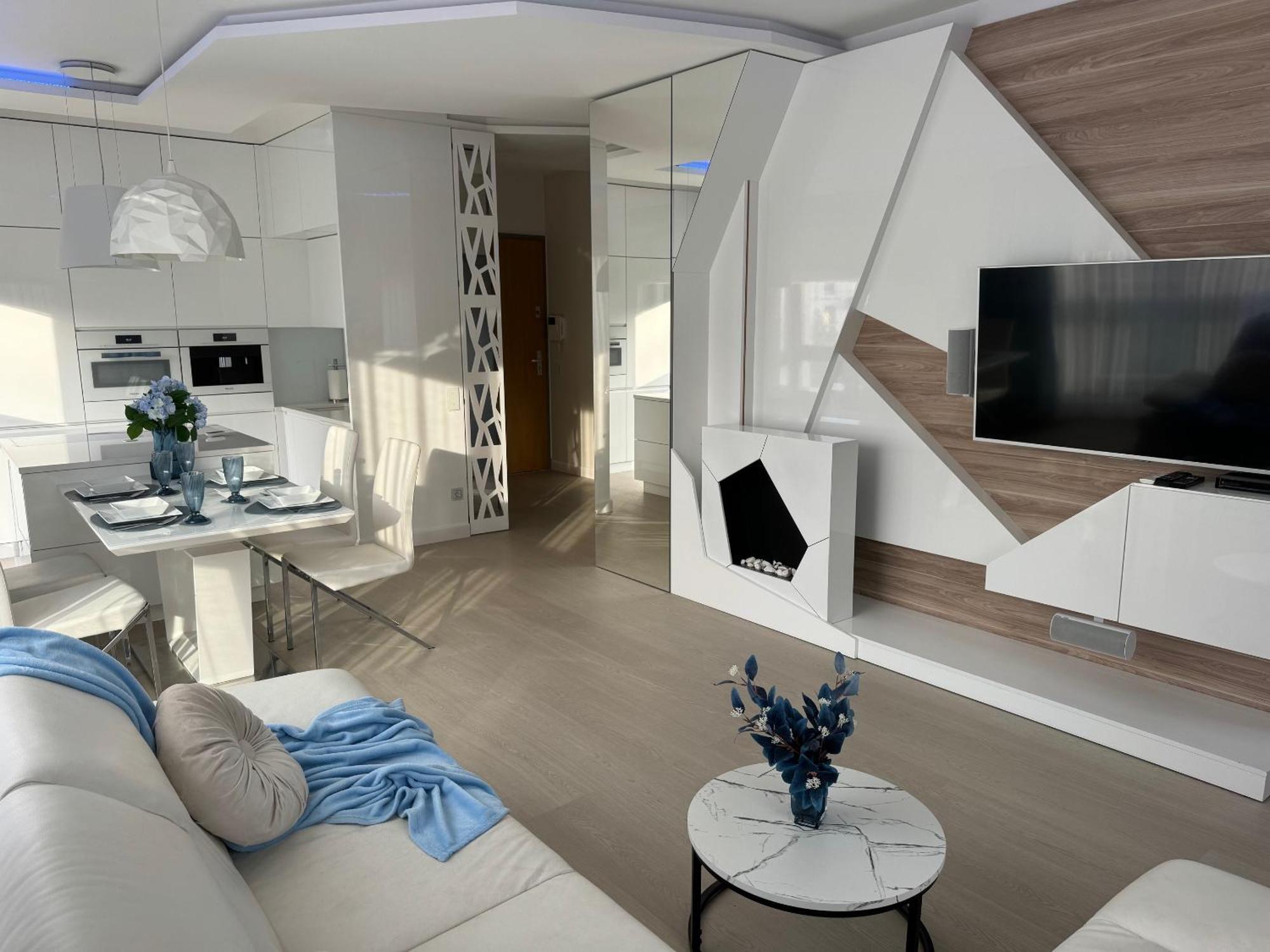 Blue Seaside Apartment Гданськ Екстер'єр фото